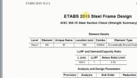چگونگی کنترل عملکرد برشی و یا خمشی تیر پیوند بصورت دستی و یا با استفاده از نرم افزار ETABS 2015 چگونگی کنترل عملکرد برشی و یا خمشی تیر پیوند بصورت دستی و یا با استفاده از نرم افزار ETABS 2015