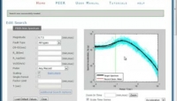 استخراج شتابنگاشت مقياس شده از سايت PEER  استخراج شتابنگاشت مقياس شده از سايت PEER