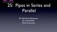 آمادگی آزمون بین المللی FE و PE بخش fluid mechanics دانشگاه Ohio University استاد Riefler قسمت Pipes in Series and Parallel مکانیک سیالات 25 - لوله های موازی و سری آمادگی آزمون بین المللی FE و PE بخش fluid mechanics دانشگاه Ohio University استاد Riefler قسمت Pipes in Series and Parallel مکانیک سیالات 25 - لوله های موازی و سری
