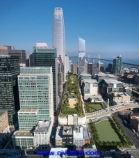 پروژه ساختمانی بلندترین برج در ایالت سانفرانسیسکو، اسکلت فولادی