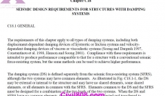 تفسیر الزامات طرح لرزه ای برای ساختمان های حاوی سیستم های اتلاف انرژی بر اساس ASCE7-16 بخش اول