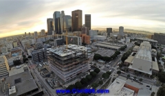 پروژه ساختمانی برج دادگاه ایالتی لس آنجلس (اسکلت فلزی) همراه با سیستم مهاربند جانبی BRB بخش اول