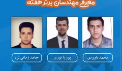 معرفی مهندسان برتر هفته (۲۶ بهمن تا ۲ اسفند ۹۸) معرفی مهندسان برتر هفته (۲۶ بهمن تا ۲ اسفند ۹۸)