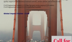 فراخوان مقاله مجلهی مهندسی عمران(Civil Engineering Journal) فراخوان مقاله مجلهی مهندسی عمران(Civil Engineering Journal)