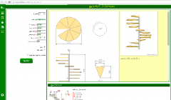 محاسبه آنلاین راه پله مارپیچ(اسپیرال)(spiral stairs) محاسبه آنلاین راه پله مارپیچ(اسپیرال)(spiral stairs)