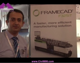 بازدید از غرفه شرکت هوشمند سازه ، سازنده و مجری و همچنین طراح سازه های LSF یا سرد نوردشده، در شانزدهمین نمایشگاه بین المللی صنعت ساختمان بخش سوم