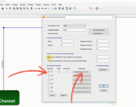 مدلسازي المان Gap در برنامه SAP براي ديدن اثر برخورد سازه