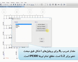 ارزیابی مقدار نیروی طراحی اتصالات تیر به ستون گیردار در قاب های خمشی با شکل پذیری ویژه توسط خروجی برنامه ETABS 2015