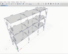 ایجاد دیافراگم برای کف طبقات و خارج نمودن برخی گره ها از آن در برنامه ETABS2015