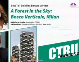 CTBUH 14th Annual Awards - Alida Forte Catella & Stefano Boeri, Bosco Verticale, Milan CTBUH 14th Annual Awards - Alida Forte Catella & Stefano Boeri, Bosco Verticale, Milan