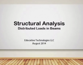 تحلیل تیرها تحت بارهای گسترده مختلف- قسمت اول (ترجمه و دوبله اختصاصی موسسه 808)