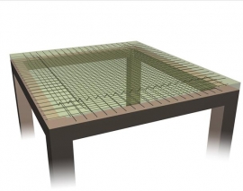 طراحی دال دو طرفه پس کشیده طراحی دال دو طرفه پس کشیده