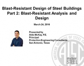 طراحی مقاوم در برابر انفجار سازه های فولادی- 2 طراحی مقاوم در برابر انفجار سازه های فولادی- 2