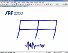 تاریخچه زمانی در sap2000 تاریخچه زمانی در sap2000