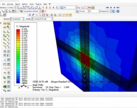 نحوه بررسی کفایت مرزهای مدل عددی در ABAQUS در قالب یک مثال گروه شمع  4 در 4 (16تایی) تحت بارگذاری قائم