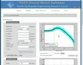 استخراج شتابنگاشت مقياس شده از سايت PEER استخراج شتابنگاشت مقياس شده از سايت PEER