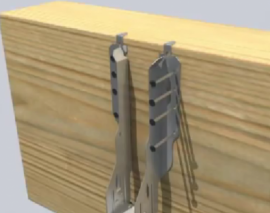 کاربرد اتصال آویزی IUS در سازه های چوبی کاربرد اتصال آویزی IUS در سازه های چوبی