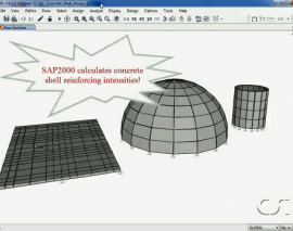 تعیین مقدار آرماتور مورد نیاز برای پوسته های بتنی در برنامه Sap 2000 (ترجمه و دوبله اختصاصی موسسه 808)