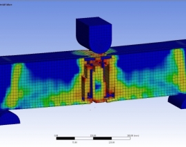آناليز تير بتن مسلح به روش ديناميكي صريح با نرم افزار Ansys آناليز تير بتن مسلح به روش ديناميكي صريح با نرم افزار Ansys
