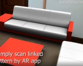 ارائه کاتالوگ مبلمان با تکنولوژی واقعیت افزوده (AR)
