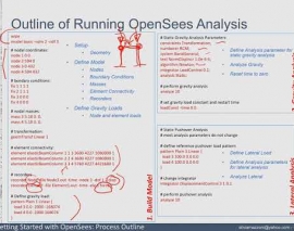 آنالیز در OpenSees آنالیز در OpenSees