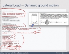 ران کردن آنالیز سازه در OpenSees ران کردن آنالیز سازه در OpenSees