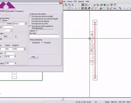 آموزش ADAPT بخش Floor Pro Beam Rebar
