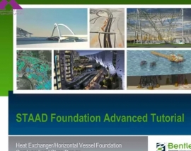 آموزش STAAD Foundation بخش TAAD Foundation Adv 13 Heat Exchanger or Horizontal Vessel Foundation Combined and Strap Footig آموزش STAAD Foundation بخش TAAD Foundation Adv 13 Heat Exchanger or Horizontal Vessel Foundation Combined and Strap Footig