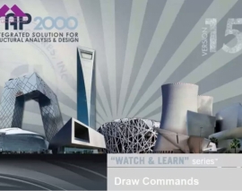 آموزش SAP2000 بخش 03 Draw Commands