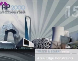 آموزش SAP2000 بخش 08 Area Edge Constraints