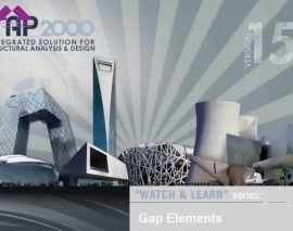 آموزش SAP2000 بخش 18 Gap Elements