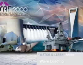آموزش SAP2000 بخش 23 Wave Loading