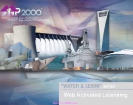 آموزش SAP2000 بخش 30 Web Activated Licensing
