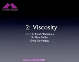آمادگی آزمون بین المللی FE و PE بخش fluid mechanics کتاب munson & young & okiishi & قسمت Viscosity مکانیک سیالات 2 - ویسکوزیته آمادگی آزمون بین المللی FE و PE بخش fluid mechanics کتاب munson & young & okiishi & قسمت Viscosity مکانیک سیالات 2 - ویسکوزیته
