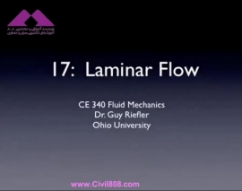 آمادگی آزمون بین المللی FE و PE بخش fluid mechanics دانشگاه Ohio University استاد Riefler قسمت Laminar Flow مکانیک سیالات 17 - جریان آرام سیال آمادگی آزمون بین المللی FE و PE بخش fluid mechanics دانشگاه Ohio University استاد Riefler قسمت Laminar Flow مکانیک سیالات 17 - جریان آرام سیال
