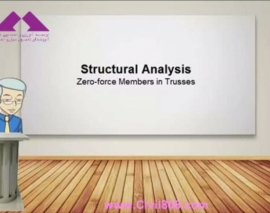 آمادگی آزمون بین المللی FE و PE سری Dr. Structure بخش SA05- Truss Analysis- Zero-force Members