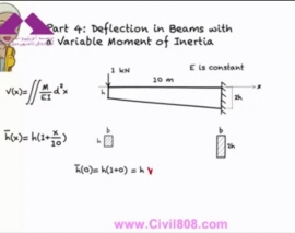 آمادگی آزمون بین المللی FE و PE سری Dr. Structure بخش SA13-4- The Double Integration Method (Part 4)