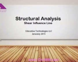 آمادگی آزمون بین المللی FE و PE سری Dr. Structure بخش SA17- Shear Influence Line