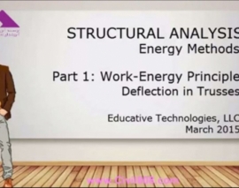 آمادگی آزمون بین المللی FE و PE سری Dr. Structure بخش SA19- Work-Energy Principle (Part 1)