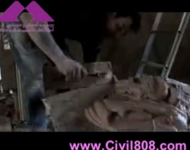 آموزش گچکاری دستی در اروپا با گچ دیر گیر با کمترین پرت مصالح بخش اول