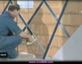 استفاده از نوارهای شبیه به FRP در کاغذ دیواری برای مقاوم سازی دیوارهای پرکننده حین زلزله