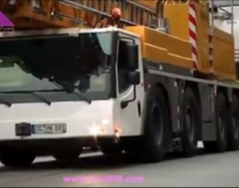 جرثقیل عظیم الجثه متحرک با توان رقابت با تاور کرین های بلند ساختمانی