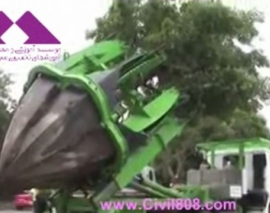 ماشین تمام اتوماتیک انتقال درخت از محلی به محل دیگر ماشین تمام اتوماتیک انتقال درخت از محلی به محل دیگر