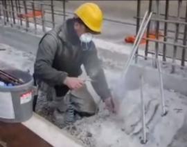 کاشت پیچ در ملات اپوکسی در یک پروژه مقاوم سازی مترو کاشت پیچ در ملات اپوکسی در یک پروژه مقاوم سازی مترو