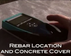 دستگاه آلتراسونیک برای تشخیص محل قرار گرفتن آرماتورها و میزان کاور بتن دستگاه آلتراسونیک برای تشخیص محل قرار گرفتن آرماتورها و میزان کاور بتن