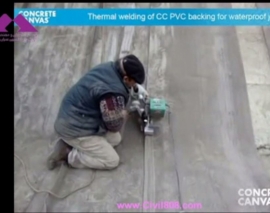 دوخت بتن پارچه ای در گود ترانشه برای ایجادراه آب دوخت بتن پارچه ای در گود ترانشه برای ایجادراه آب