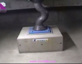 کلیپی نا یاب از ترکیب سیستم های جداساز لرزه ای لاستیکی سربی و میراگرهای سربی-تسلیمی در زیر زمین یک ساختمان در ژاپن بخش دوم کلیپی نا یاب از ترکیب سیستم های جداساز لرزه ای لاستیکی سربی و میراگرهای سربی-تسلیمی در زیر زمین یک ساختمان در ژاپن بخش دوم