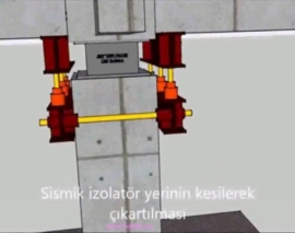 یمیشن با جزییات کامل بریدن زیر دال (سر ستون) و قرار دهی جداساز لرزه ای به جای آن در پروژه های مقاوم سازی (بهسازی لرزه ای) یمیشن با جزییات کامل بریدن زیر دال (سر ستون) و قرار دهی جداساز لرزه ای به جای آن در پروژه های مقاوم سازی (بهسازی لرزه ای)