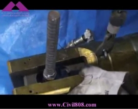 کلیپ نحوه اجرای اتصال سر به سر میلگرد با غلاف تحت پرس هیدرولیکی در کارگاه با سرعت بالا کلیپ نحوه اجرای اتصال سر به سر میلگرد با غلاف تحت پرس هیدرولیکی در کارگاه با سرعت بالا