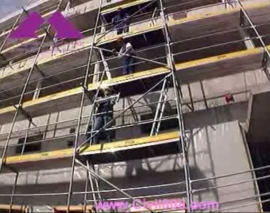 فیلم کامل با توضیحات تفاوت سیستم داربست ساختمانی و داربست های شرکت PERI (به همراه مراحل نصب)